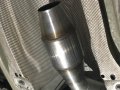 Volvo 3 inch downpipe met kat