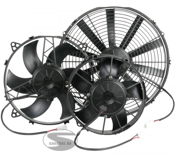 Spal ventilator 128mm blazend hoogte 58mm, 102320